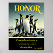 Poster L'honneur réside dans chaque étape de jeu (Devant)