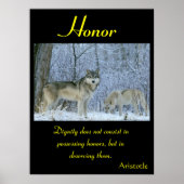 Poster L'honneur résonne à travers la plaine majestueuse  (Devant)