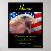 Poster L'Honneur S'Élevait Au-Dessus De La Grave American (Devant)