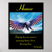 Poster L'honneur s'envole avec sagesse et fierté (Devant)