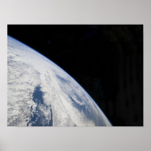 Poster L'horizon et la noirceur de la terre de l'espace 2