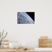 Poster L'horizon terrestre contre la noirceur de l'espace (Cuisine)