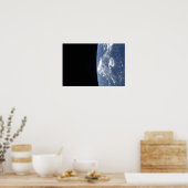 Poster L'horizon terrestre et la noirceur de l'espace (Cuisine)