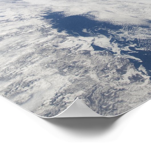 Poster L'horizon terrestre et la noirceur de l'espace 2 (Coin)