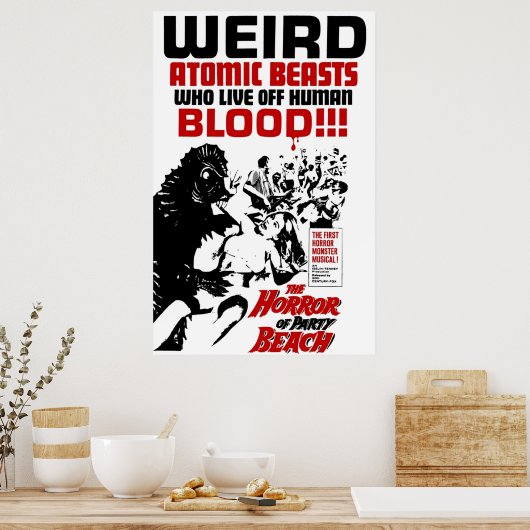 Poster L'horreur de Party Beach (Cuisine)