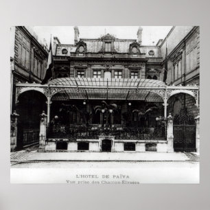 Poster L'Hôtel de Paiva sur les Champs-Elysées