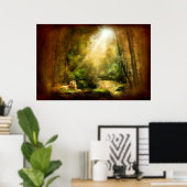 Poster L'humilité du roi (Poster d'Art Lion) (Bureau à domicile)