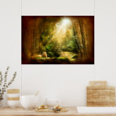 Poster L'humilité du roi (Poster d'Art Lion) (Cuisine)