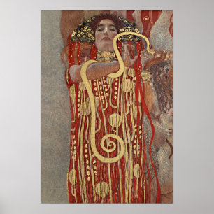 Poster L'Hygiée de Gustav Klimt
