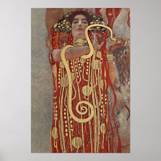 Poster L'Hygiée de Gustav Klimt (Devant)