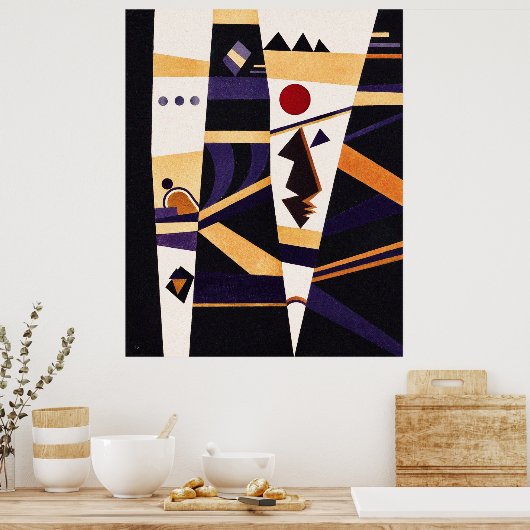 Poster Liaison par Kandinsky (Cuisine)