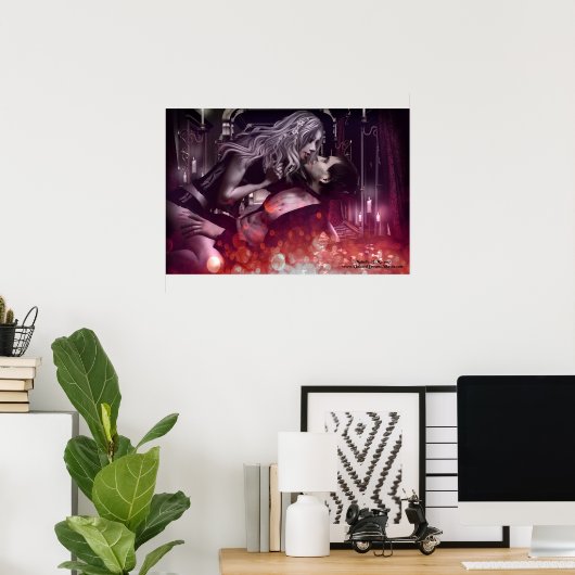 Poster Liaisons de sang (Bureau à domicile)