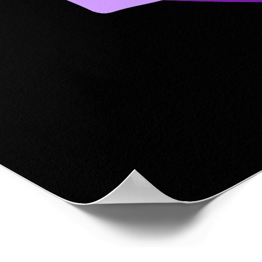 Poster Liam en violet (Coin)