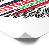 Poster Liban Australie Australie racine d'arbre (Coin)