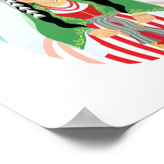 Poster Libanais (grande coiffure) Matryoshka (Coin)