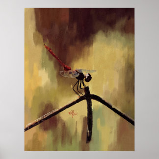 Poster libellule