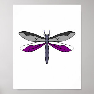 Poster libellule de la Fierté d'as