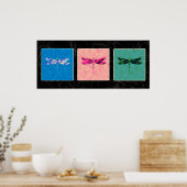 Poster libellules (Cuisine)
