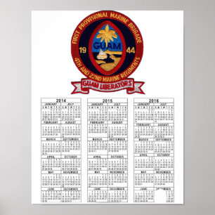 POSTER LIBÉRATEURS GUAM