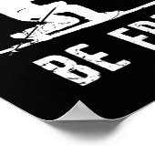 Poster Libère Ton Talon Ski Telemark (Coin)