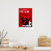 Poster Libérer la Palestine (Cuisine)