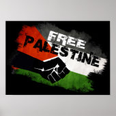 Poster Libérer la Palestine (Devant)