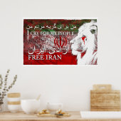 POSTER LIBÉRER L'IRAN (Cuisine)