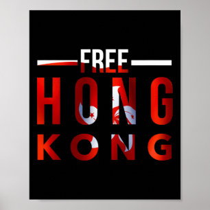 Poster Libérez Hong Kong #freehongkong #savehongkong Demo