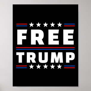 Poster Libérez le soutien républicain de Donald Trump