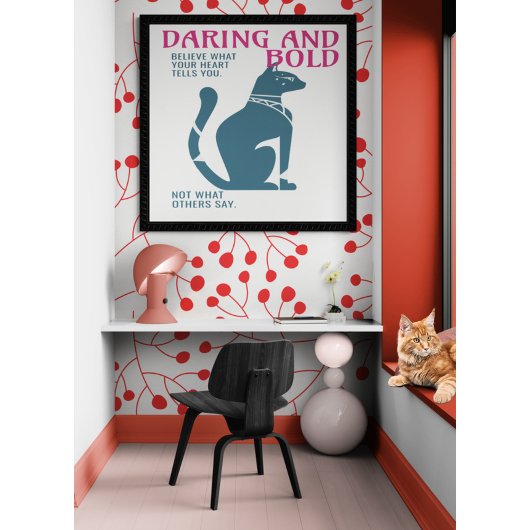 Poster Libérez votre rugissement intérieur croyez en vous