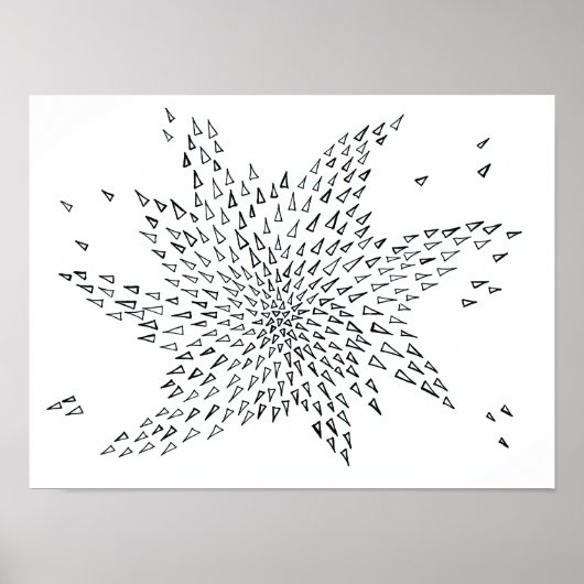 Poster Libérez-vous Abstrait (Devant)