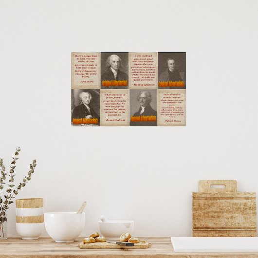 Poster Libertariens (Cuisine)