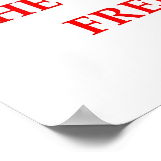 Poster liberté (Coin)