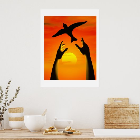 Poster Liberté (Cuisine)