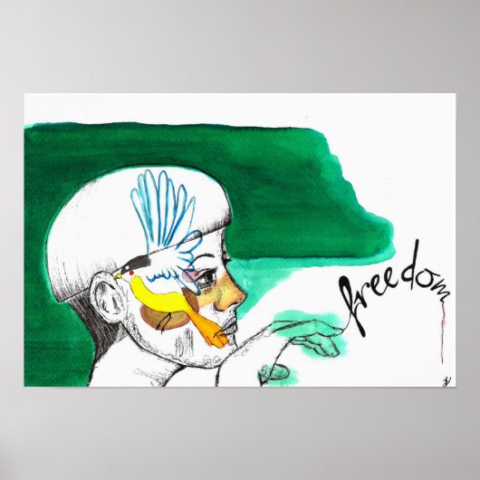 Poster "Liberté" (Devant)