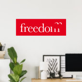 Poster Liberté (Bureau à domicile)