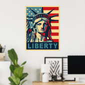 Poster Liberté (Bureau à domicile)