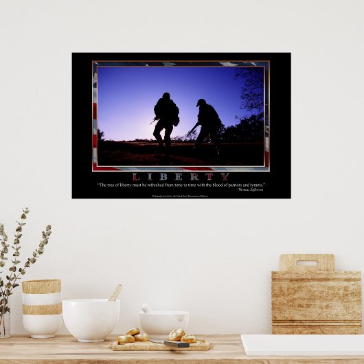 Poster Liberté (Cuisine)