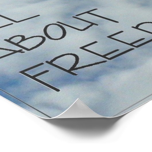 Poster "Liberté" 3 (Coin)