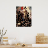 Poster 'Liberté à la tête du peuple' (Cuisine)