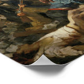 Poster Liberté à la tête du peuple, Delacroix (Coin)