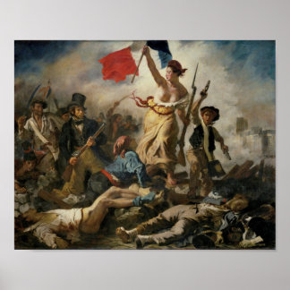 Poster Liberté à la tête du peuple, Delacroix