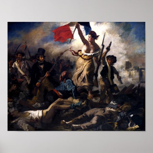 Poster Liberté À La Tête Du Peuple — Révolution Française (Devant)