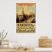 Poster Liberté américaine (Cuisine)
