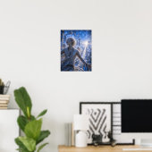 Poster Liberté / Ange / Pont de ciel sans fin (Bureau à domicile)
