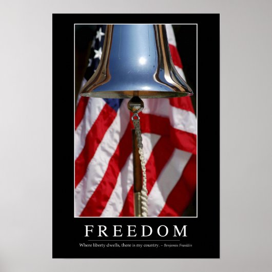 Poster Liberté : Citation Inspirationnelle 1 (Devant)