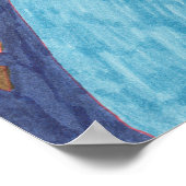 Poster Liberté de vol, abstrait original (Coin)