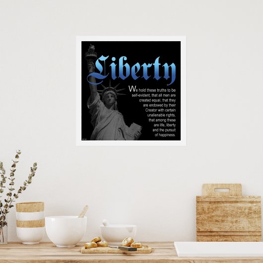 Poster Liberté déclarée (Cuisine)