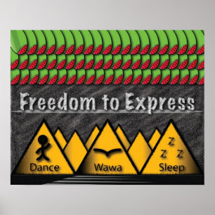 Poster Liberté d'Express