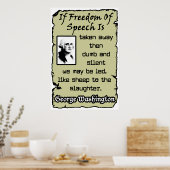 Poster Liberté D'Expression (Cuisine)